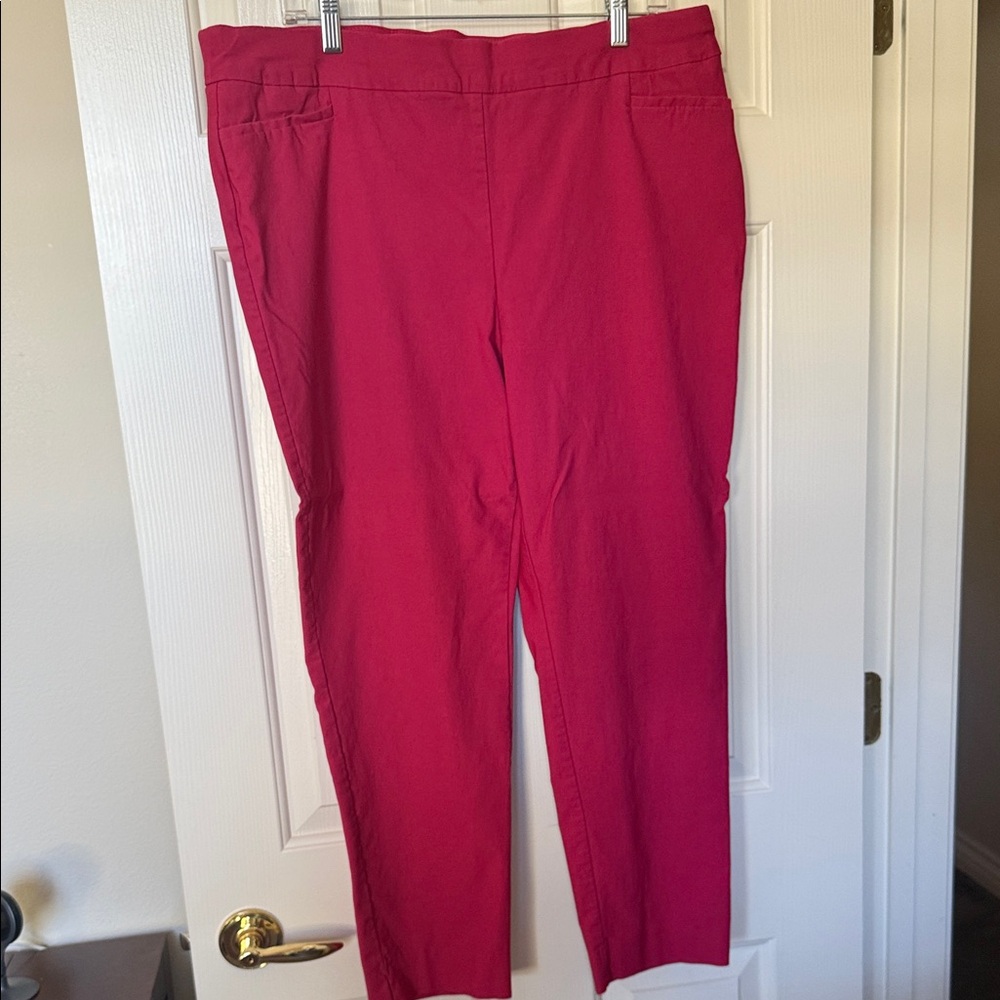 Chicos Women's Red Pants